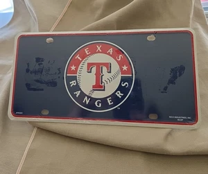 Texas Rangers, License Plate Auto Car Tag Metal Aluminum (Vanity Plate) NEW Wrap - Picture 1 of 6