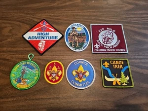 Vintage Boy Scout Patches Lot Of 7 - Picture 1 of 1