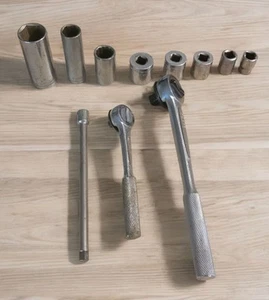 11 Piece Ratchet Socket Set With 1/4 Extension Bar Easco Tools - Picture 1 of 9