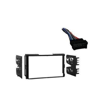 Fits Hyundai Elantra 01-06 Double DIN Stereo Harness Radio Install Dash Kit - Image 1 of 3