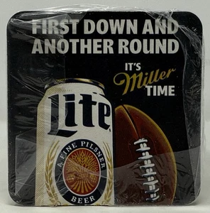 Sottobicchieri Miller Lite Chicago Bears Football numero 125 - NUOVO - Foto 1 di 3