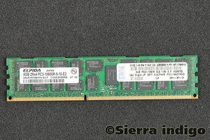 Elpida EBJ81RF4BCFA-DJ-F PC3-10600R-9-10-E2 8GB ECC Registered Server Memory RAM - Picture 1 of 1