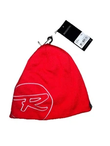 Rossignol - Men's O/S - NWT$38 - Reversible Red/White Logo Beanie Hat - Picture 1 of 5