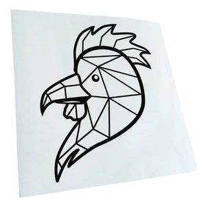 Autocollant Polygonal Coq Animal Art Autocollant Vélo Camion - Imagen 1 de 182