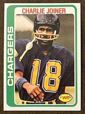 1978 Topps Football - #338 Charlie Joiner Chargers NM-MT (Set Break) - Image 1 of 4