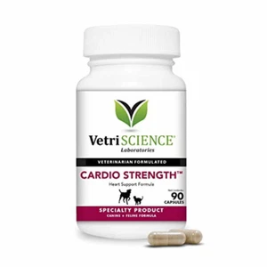 VetriScience Laboratories- Cardio Strength Supplement for Dogs&Cats (90Capsules) - Picture 1 of 7