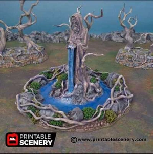 Santuario Feywood - Terreno de dispersión de fantasía - Terreno de mesa de fantasía - Imagen 1 de 8