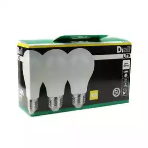 3x 10.5W (=75W) Diall LED GLS Light Bulbs, ES, E27, Edison Screw, 4000K Lamps - Picture 1 of 2