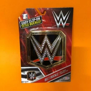 WWE Wrestling World Heavy Weight Champion Clip On Título Cinturón Hebilla Accesorio - Imagen 1 de 3