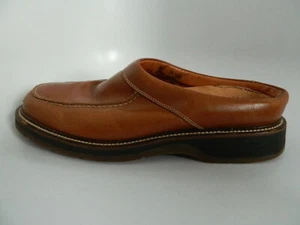 Mens Johnston & Murphy Passport Tan Open Heel Loafers Size 12M - Picture 1 of 9