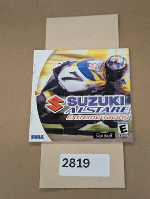 Suzuki Alstare Extreme Racing - Sega Dreamcast - Manual Only **NO GAME! - Image 1 of 2
