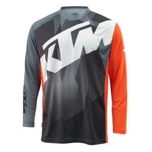 KTM Pounce Gray and Orange Off-Road MX Jersey Men's Sizes SM & MD - Picture 1 of 2