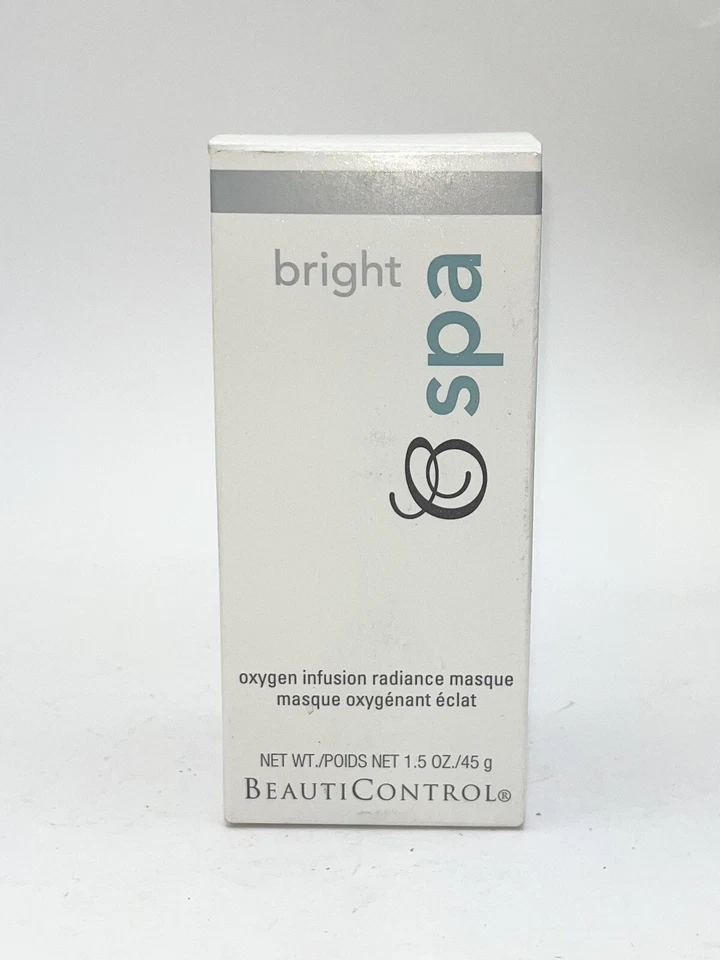 Nueva Mascarilla Beauticontrol Bright Spa Infusión de Oxígeno Radiance 1.5 OZ Foto 1 de 2