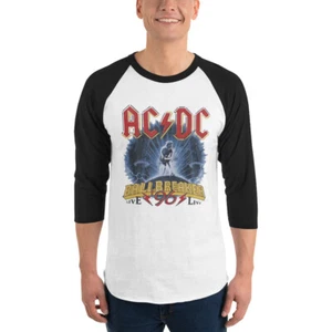 AC/DC Ballbreaker 3/4 sleeve raglan shirt - Picture 1 of 10