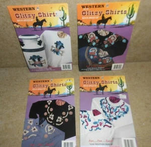 Glitzy Shirts Iron-on Applique Various Western Design Kits - Picture 1 of 11