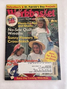 1995 March THE WORKBASKET Magazine, Hats for Rain or Shine (MH107) - Imagen 1 de 3