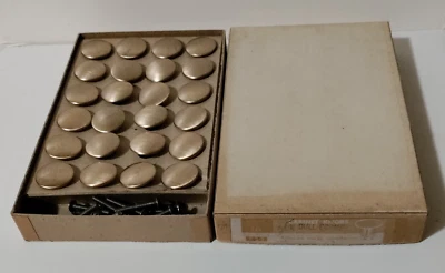 Perillas de gabinete Olympic Vimcar Sales Company No. 10 (24) 2 docenas de bronce opaco de colección Foto 1 de 4