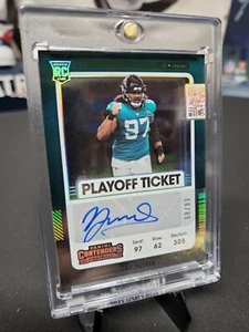 🔥 JAY TUFELE 🔥 2021 Contenders Rookie Playoff Ticket ON CARD Autograph /99 - Bild 1 von 3