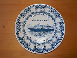 Royal Distel Holland Ms Ryndam 1994 Holland America Line The Inaugural - Imagen 1 de 5