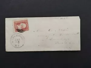 New York: Mills Corners 1860s #94 Cover, DPO Fulton Co - Bild 1 von 2