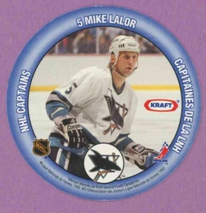1993 93-94 KRAFT DISCS NHL CAPTAINS MIKE LALOR MARK TINORDI NNO - Picture 1 of 2