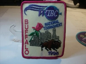 1996 Buffalo New York  WIBC Tournament Bowling Patch - Picture 1 of 2