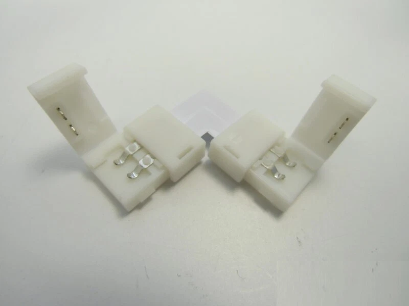 DIY Eckstück, 90 Grad Winkel für LED Streifen 8mm lötfrei