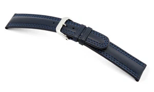 "Reloj de silla de montar genuino RIOS1931 20 mm azul océano ""Nevada" - Imagen 1 de 3