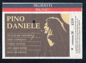 PINO DANIELE - Vai Mo' Tour 1981 - Concert Ticket - ITALY - Mantova o Brescia - Imagen 1 de 2
