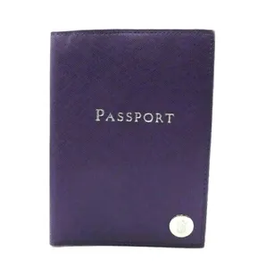 Victoria's Secret Passport Cover NEW w Tags Purple Saffiano w Pink - Picture 1 of 6