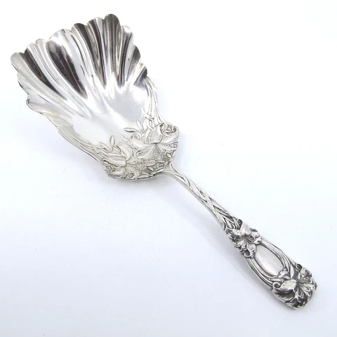 NEW ART by DURGIN Sterling Silver Cracker Scoop Large 8 1/2" 158g Cover