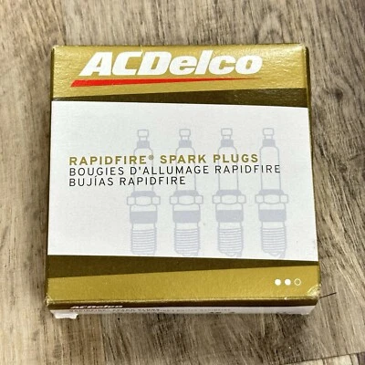 4 Spark Plugs Genuine OEM ACDELCO Professional Rapidfire 19307138 - NEW - Image 1 of 3