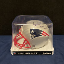 Logan Mankins Autographed New England Patriots Mini Helmet COA