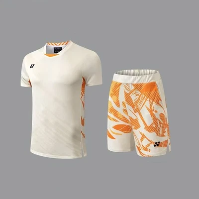 YONEX Hombre Tenis de Mesa Bádminton Camiseta y Pantalones Cortos Traje Conjunto Deportivo 25-06066 Foto 1 de 4