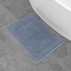 Jean Pierre - Stonewash Racetrack Bath Rug, Cotton, Premium Bathroom Decor, M... - Picture 1 of 8