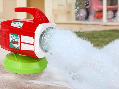 Bubble Foam Machine for Parties & Bath Fun - Portable Powerful Foam Maker with R - Image 1 of 4
