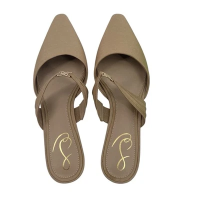 Mulas para mujer Sam Edelman talla 6,5 Judie de seda cruda nuevas en caja Foto 1 de 4