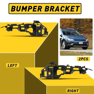 Front & Driver Side Passenger For 2015-2018 Bumper Brackets Volkswagen GTI &Golf - Image 1 of 4
