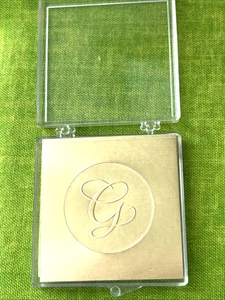 VTG Hallmark Monogram G Stickers Gold Embossed Envelope Letter Seals SET OF 17 - Imagen 1 de 2