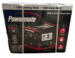 New Powermate WX1200 1200 Watt 1500 Watt Surge Generator PM0141201 - Picture 1 of 4