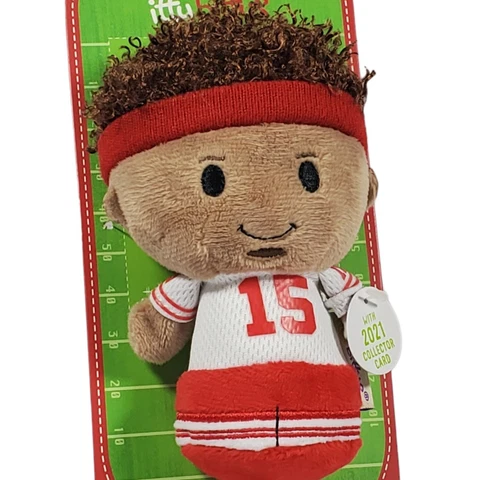 Hallmark Itty Bittys Patrick Mahomes Kansas City Chiefs 2021 Collector Card Cover