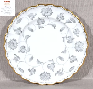 Spode Colonel Gray Bread Plate 6 1/2" Gold Trim - Picture 1 of 5