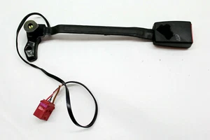 01 AUDI A6 SEAT BELT BUCKLE FRONT LEFT BLACK 4B0 857 755 K OEM 98 99 00 02 03 04 - Picture 1 of 8