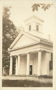Church with Bell Tower Steeple RPPC circa 1900's Postcard - Picture 1 of 2