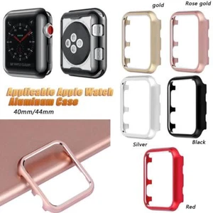 For Apple Watch iWatch 40/44mm Aluminum Protective Screen Face Bumper Case Cover - Picture 1 of 17