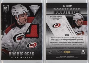 2013-14 Panini Anthology Titanium Update Gear /25 Ryan Murphy Rookie Patch RC