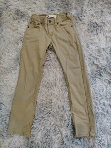 Boys Levi's 511 Slim Fit Khaki size 10 Regular 25 x 25 adjustable waist - Picture 1 of 6