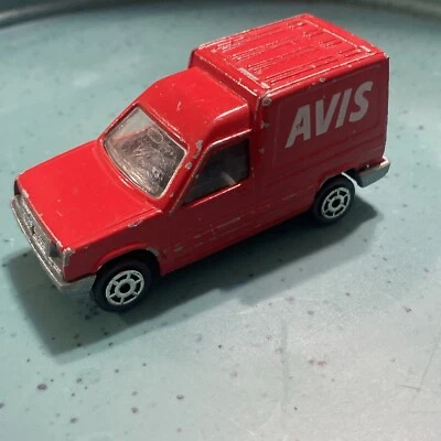 Majorette #233 1985-1991 Renault Express Cargo Truck AVIS Panel Van 1:53 Scale - Image 1 of 4