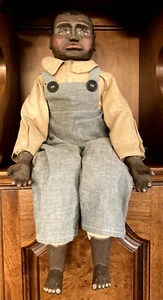Maynard Arnett’s Country Store African American Primitive Doll Scooter 230/500 - Picture 1 of 7