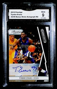 2010 Prestige #104 Tyreke Evans Bonus Shots Auto RC 36/99 GMA 9 - Foto 1 di 2